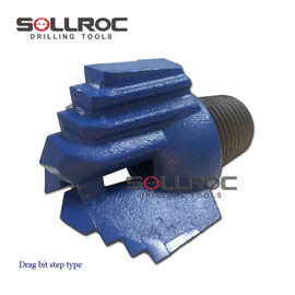 API 2 3/8' REG Thread Type Drag Drill Rock Bit สําหรับการขุดที่เรียบ