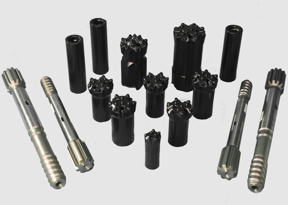 ความสามารถสูง Top Hammer Button Bits การบําบัดการคาร์บิวไรส์สําหรับการเหมืองแร่