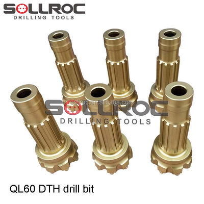 Sollroc 5'-150mm Carburized Steel DTH Drill Bit สําหรับเจาะบ่อน้ําและเหมืองแร่