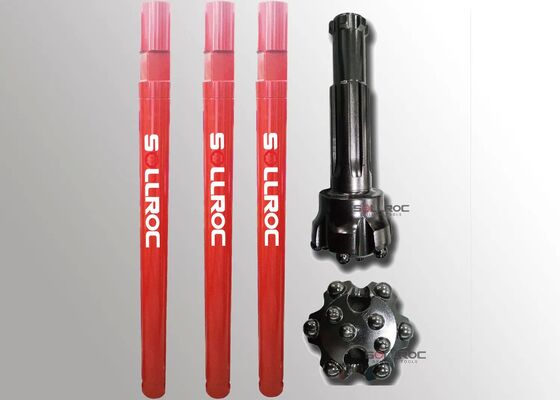 Hbr Series DTH Hammer สำหรับ Shank Br1 Br2 Br3 Br33 Br4 Br5 Br6