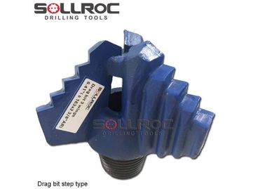 API 2 3/8' REG Thread Type Drag Drill Rock Bit สําหรับการขุดที่เรียบ