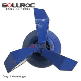สแตนเลสเหล็กสแตนเลสสีดํา Chevron Bit Forged สําหรับการทํางานที่คงที่และความทนทาน