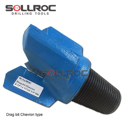 สแตนเลสเหล็กสแตนเลสสีดํา Chevron Bit Forged สําหรับการทํางานที่คงที่และความทนทาน