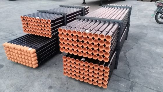 API Thread DTH Drill Pipe With Optional Wrench Flats สําหรับการเจาะบ่อน้ํา