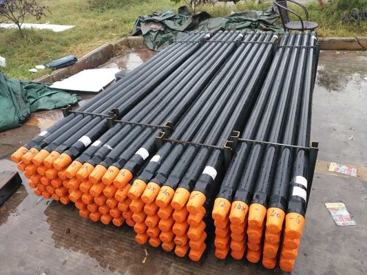76mm DTH Down The Hole Rod การเชื่อมต่อเส้นชาย-ชายสําหรับการเจาะบ่อน้ํา